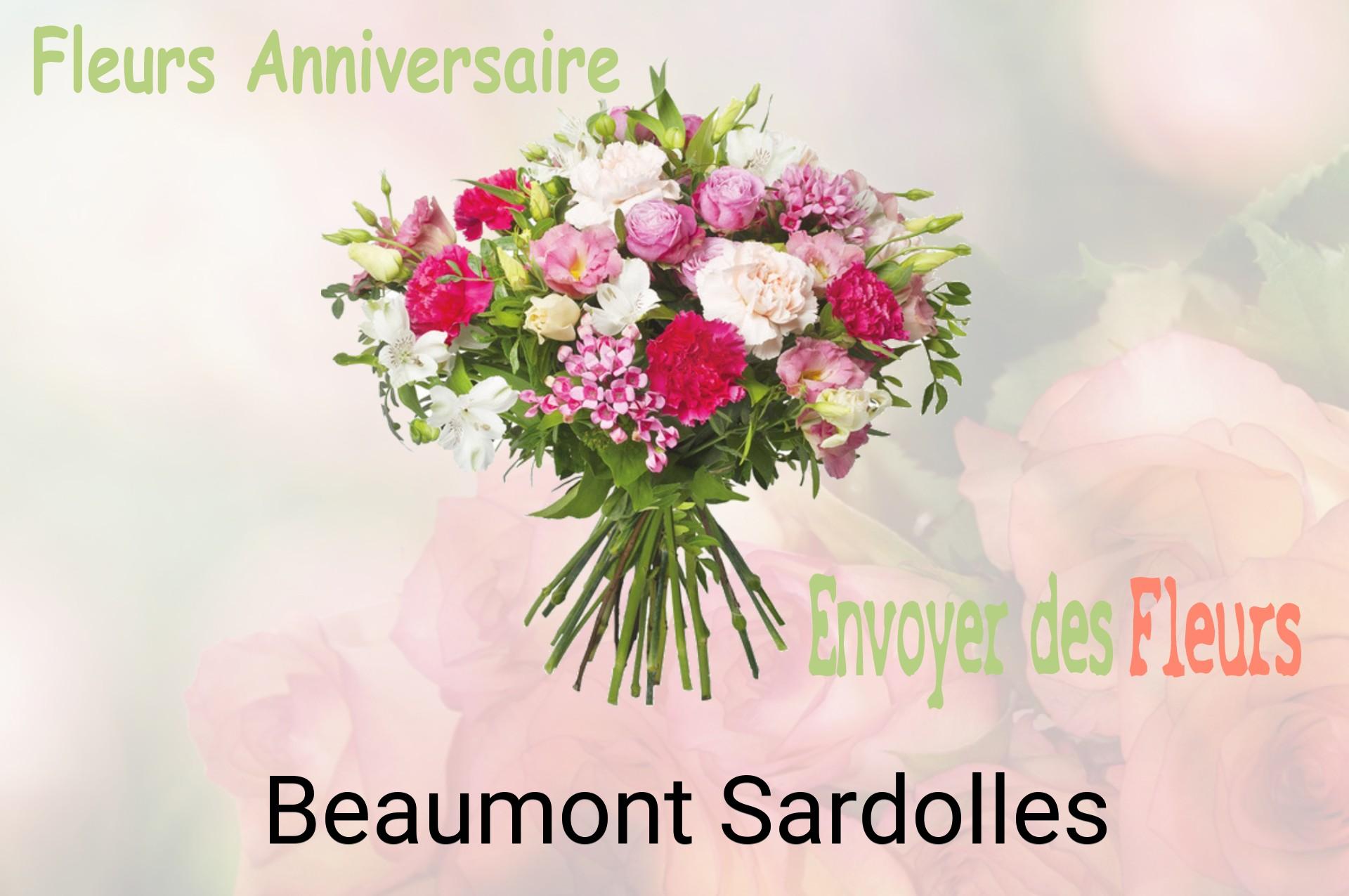 Bouquet de fleurs d’anniversaire livré à Beaumont-Sardolles